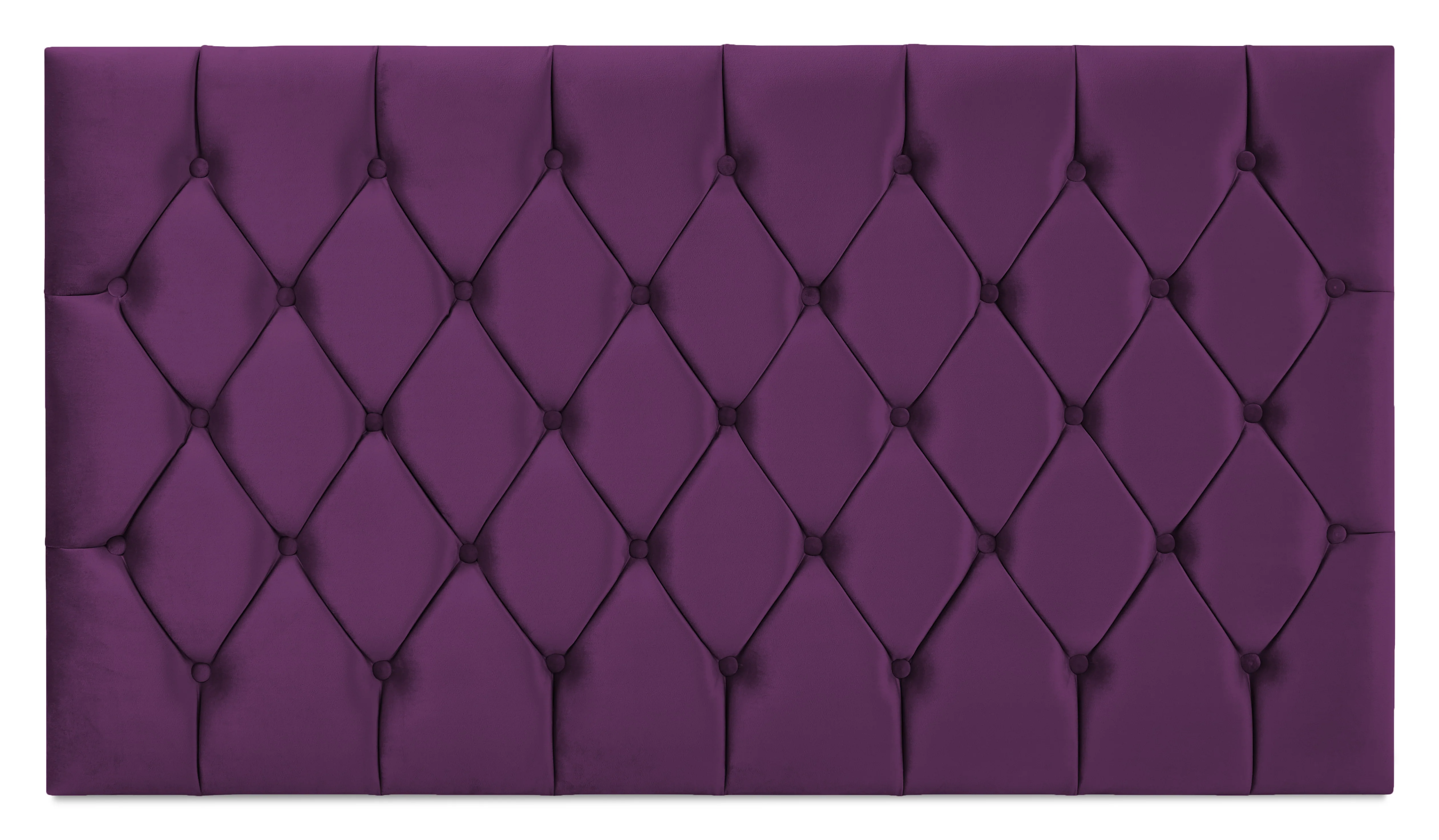 Evie Diamond Upholstered Strutted Headboard - Image 8