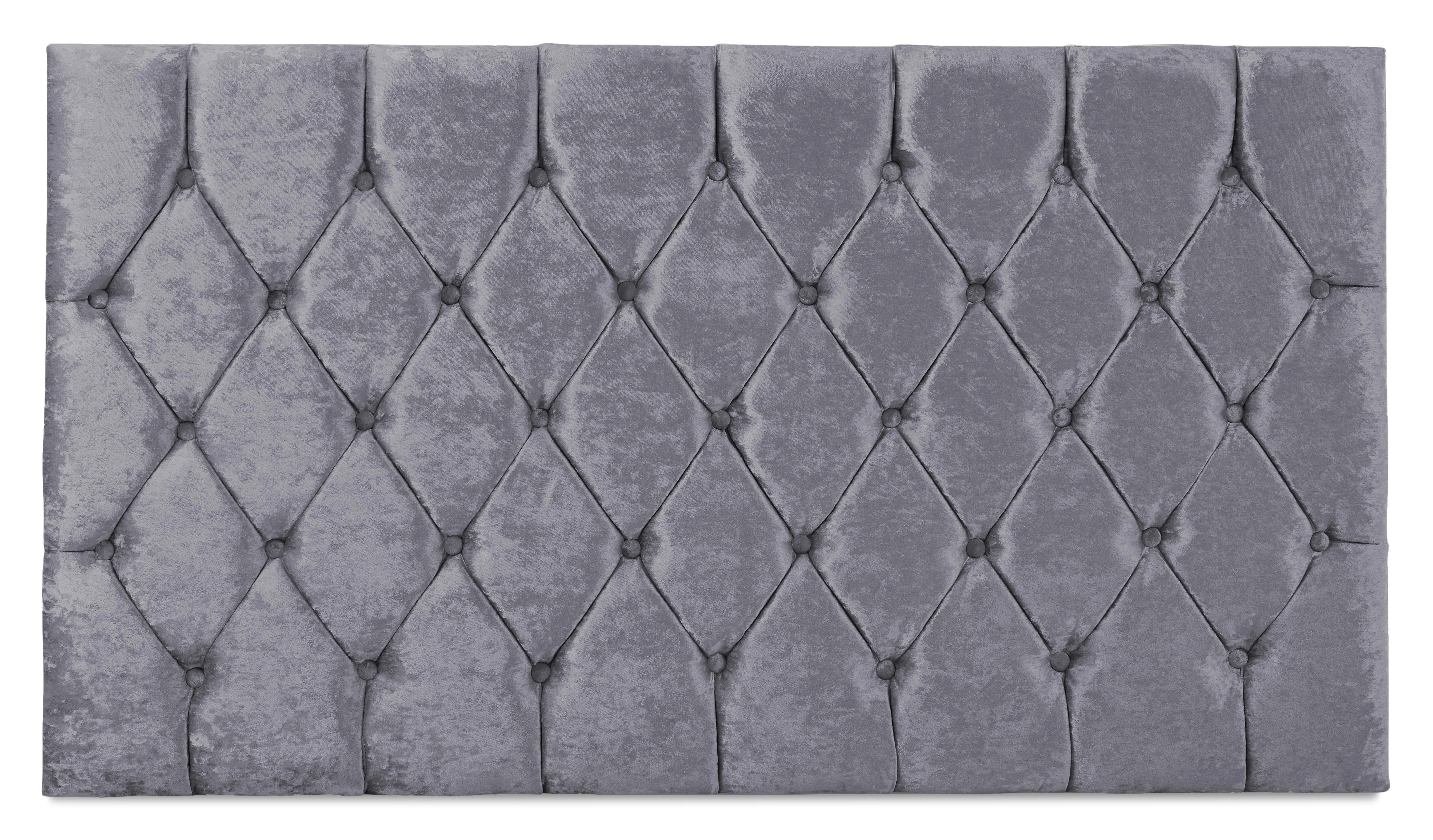 Evie Diamond Upholstered Strutted Headboard - Image 14