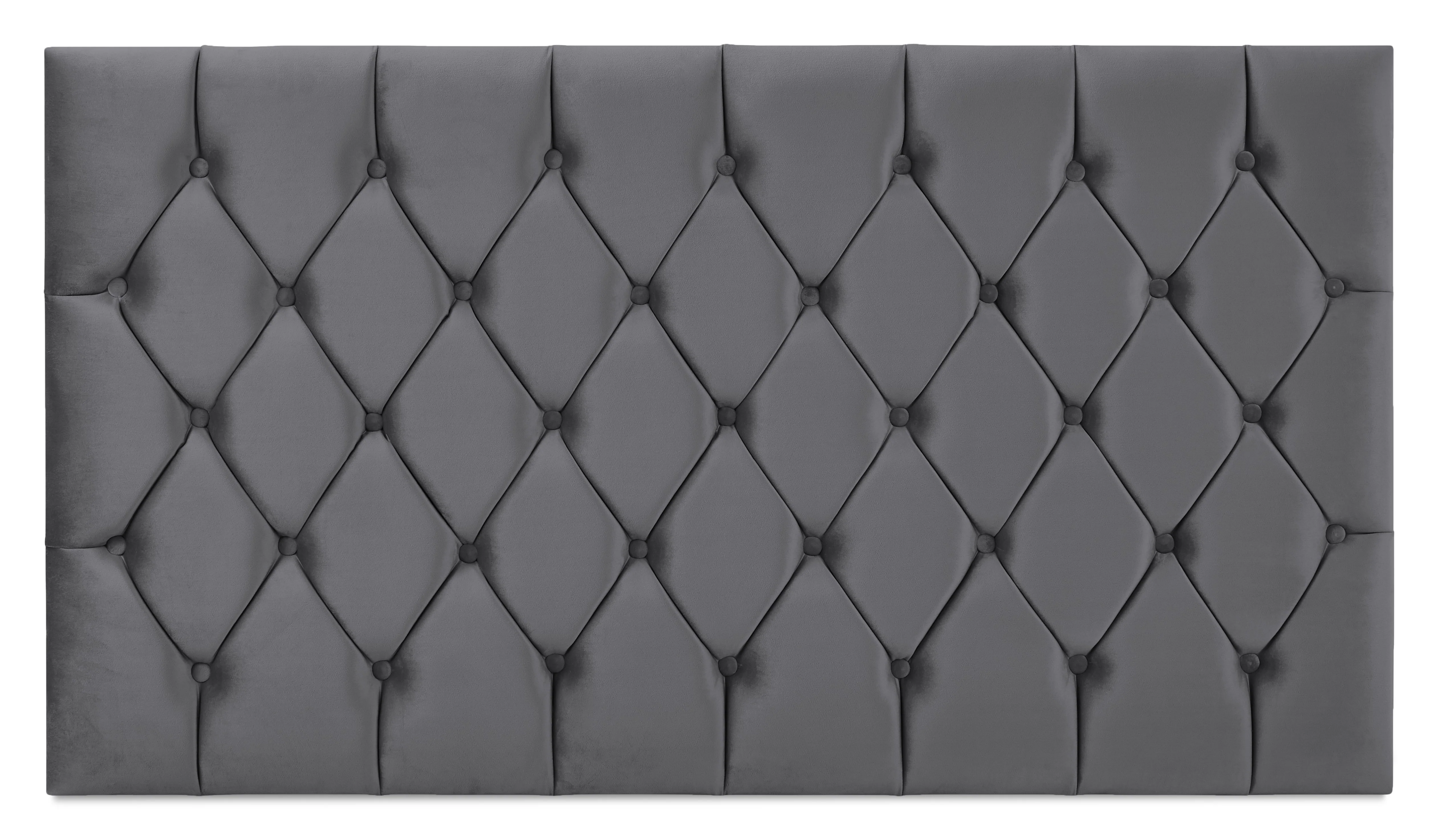 Evie Diamond Upholstered Strutted Headboard - Image 3